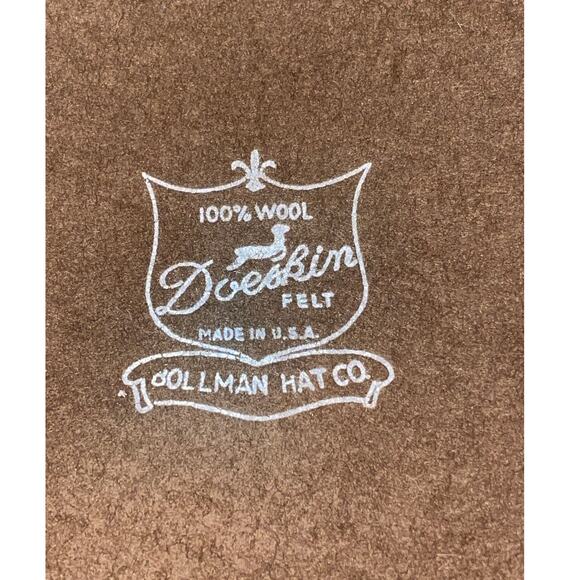 TinaToo By Bollman Hat Co. Doeskin Felt Hat - 100% Wool - Made in USA - Picture 5 of 5